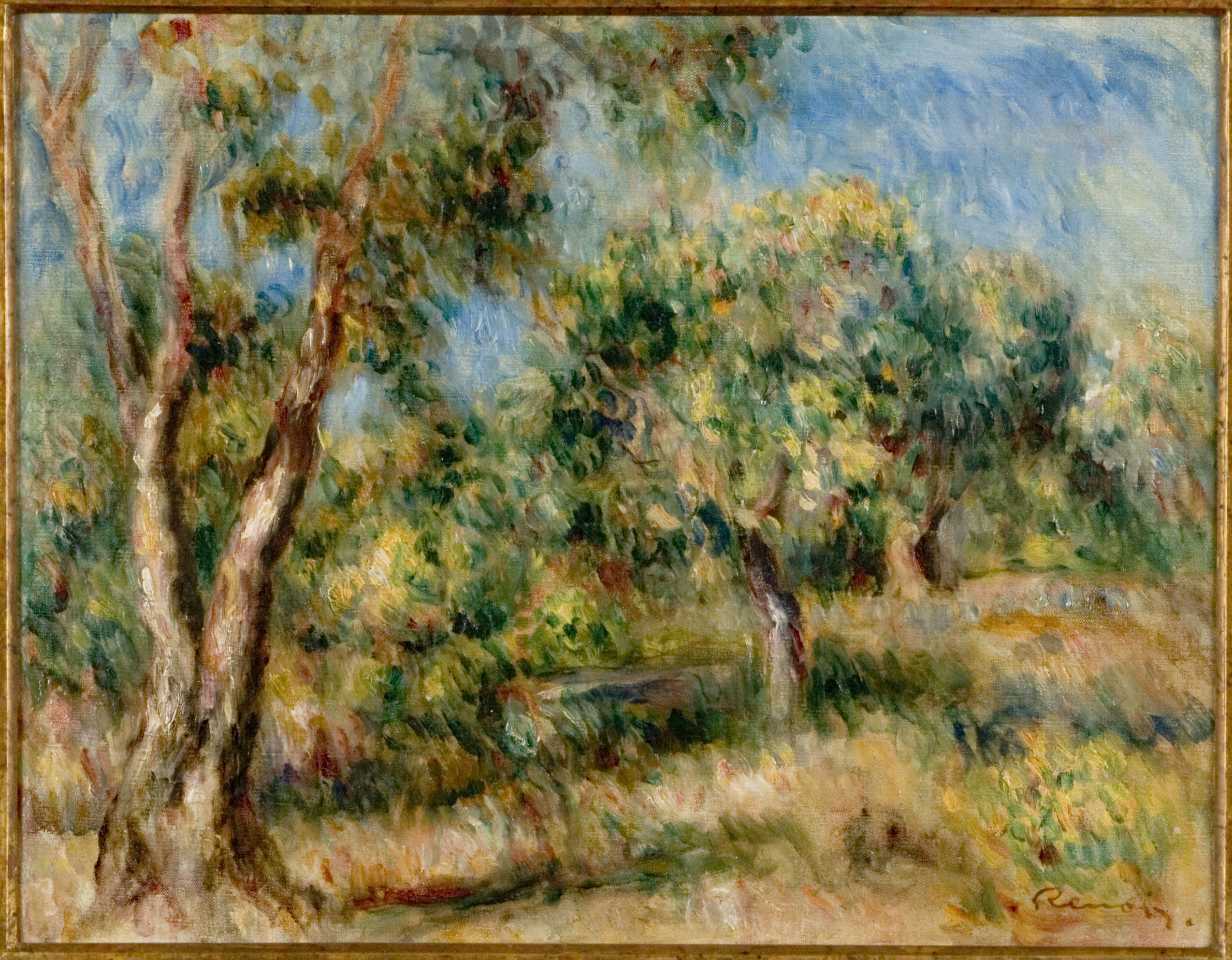 Pierre-Auguste Renoir、PAYSAGE A CAGNES CAGNES Pierre-Auguste A Renoir、PAYSAGE
