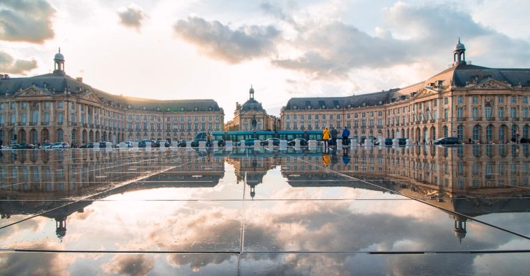 Ville de Bordeaux, miroir d'eau