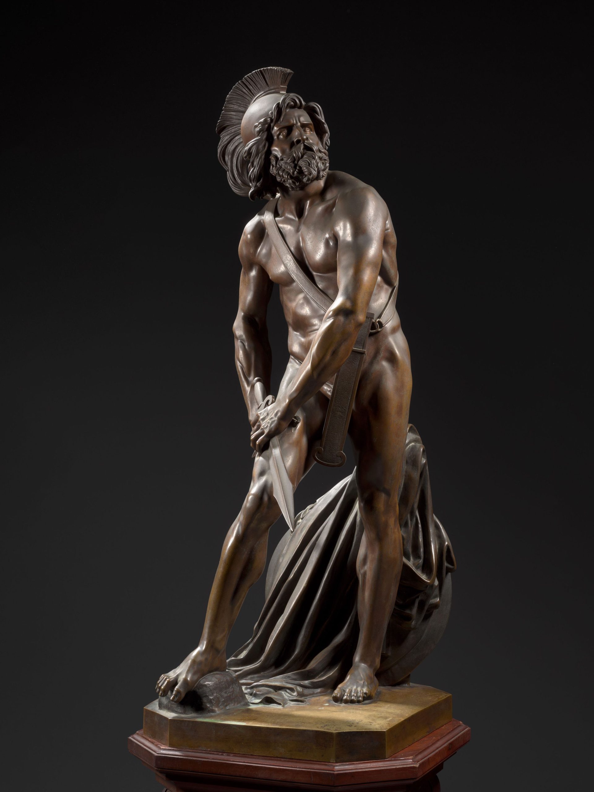 Le bronze de Pierre-Jean David, dit David d'Angers, trouvé en région Nouvelle-Aquitaine, sera mis en vente le 20 mars prochain © DR