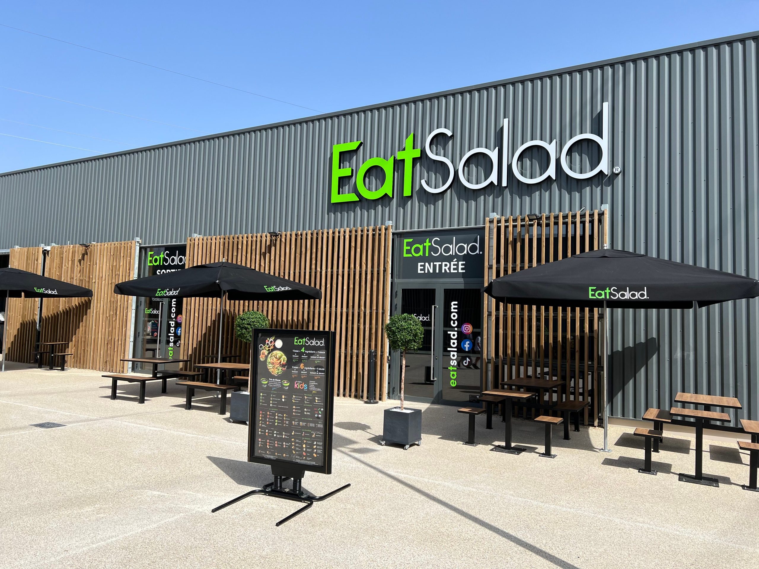Eat Salad Carcassonne. Le 100e point de vente Eat Salad devrait ouvrir en 2024 © Eat Salad