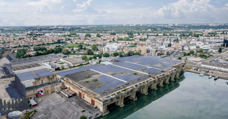 Illustration de l'article Nexhos reprend le projet de solarisation de la base sous-marine de Bordeaux