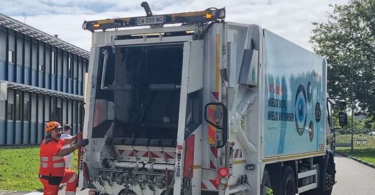 Illustration de l'article Bordeaux : Veolia déploie ses bennes augmentées à l’IA