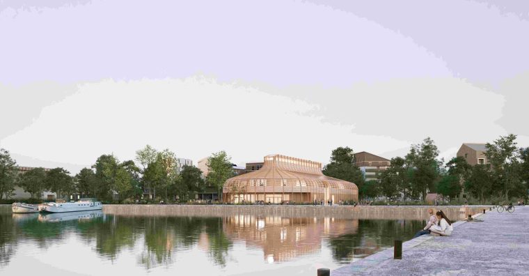 Illustration de l'article Le futur Port Center de Bordeaux se dessine aux Bassins à flot